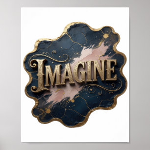 Auffallendes Gold IMAGINE Poster
