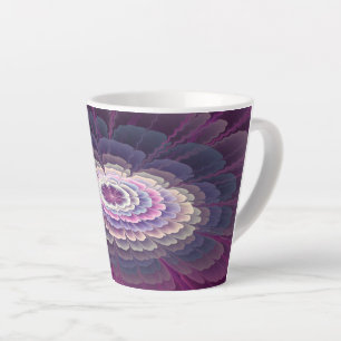 Auffällige Blumenfarbige Abstrakte Fraktal-Kunst R Milchtasse
