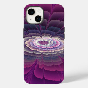 Auffällige Blumenfarbige abstrakte fraktale Kunst Case-Mate iPhone 14 Hülle