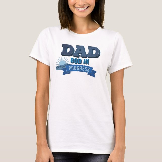 Auffällige DAD BOG PROGRESS Kunstkomposition T-Shirt (Vorderseite)