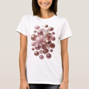 Auffälliger Silberner ABSTRACT ART Kunstdruck T-Shirt
