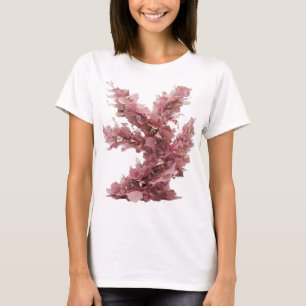 Auffälliger silberner KUNSTDruck ABSTRACT ART T-Shirt