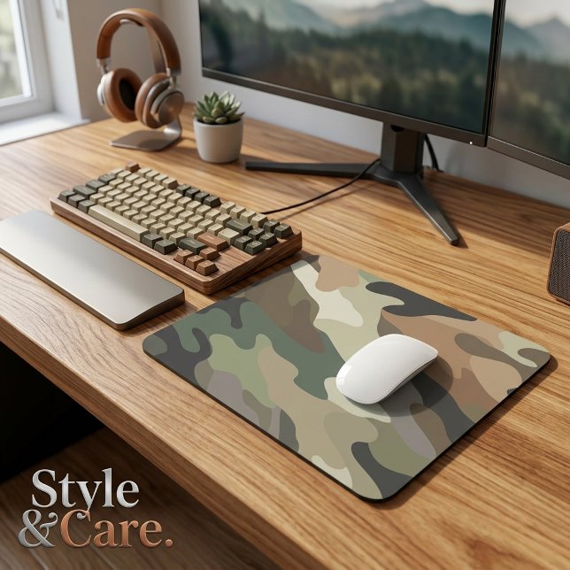 Auffälliges modernes Tarnmuster Mousepad (Eye Catching Modern Camouflage Pattern Mouse Pad)