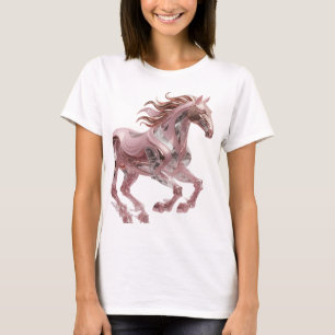 Auffälliges Silber ABSTRACT ART Design T-Shirt