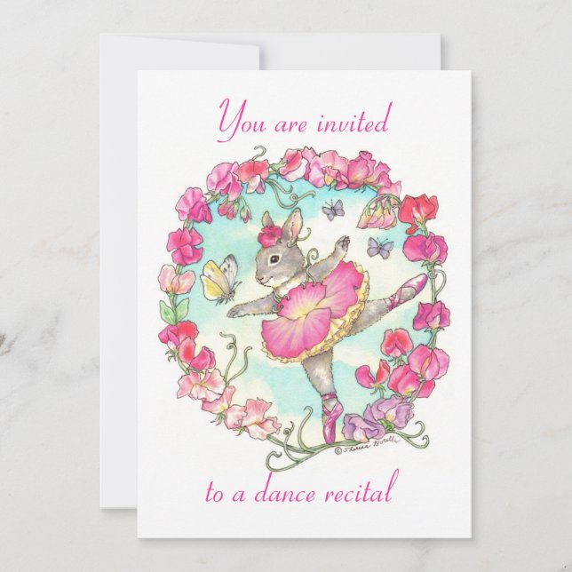 Aufforderung zur Tanzaufforderung Einladung (Vorderseite)