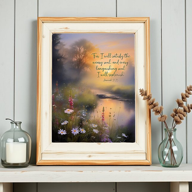 Auffüllen christlicher Wildblumen Poster (Von Creator hochgeladen)