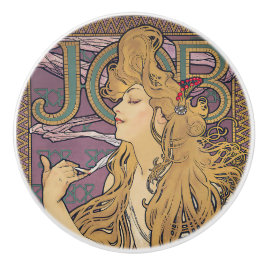 Aufgabe (1896) von Alphonse Mucha Keramikknauf