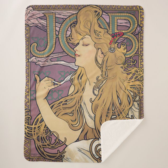 Aufgabe (1896) von Alphonse Mucha Sherpadecke (Vorderseite)