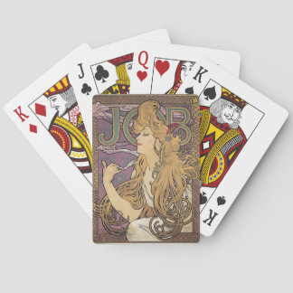 Aufgabe (1896) von Alphonse Mucha Spielkarten
