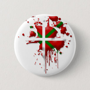 Aufgabe baskische Fahne Euskadi Button