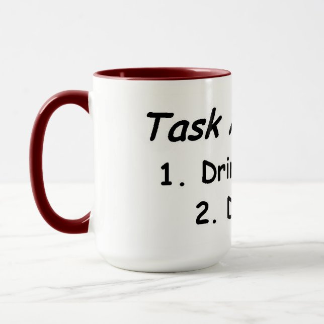 Aufgabenanalyse: Kaffee und ABA Tasse (Links)