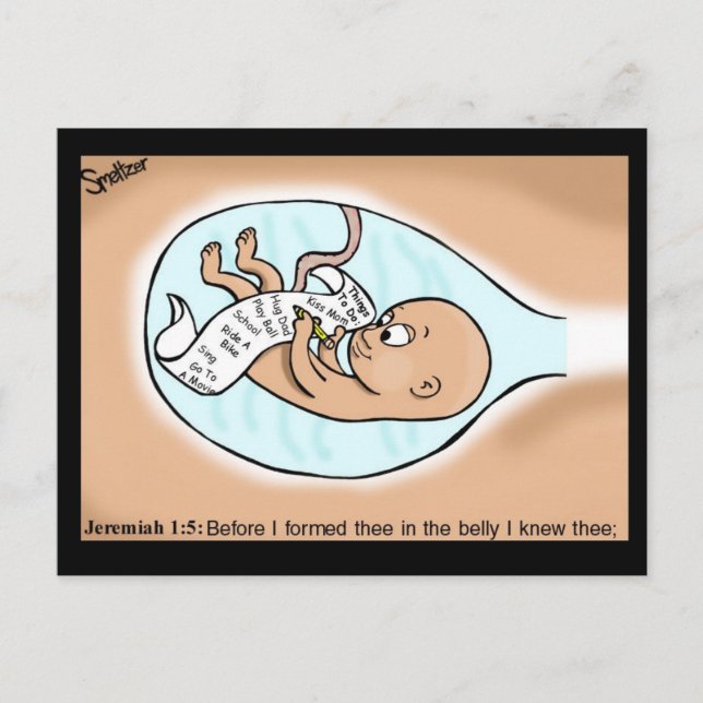 Aufgabenliste Postkarte (Vorderseite)