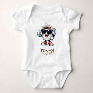 Aufgedrehter Kaffeebecher Baby Strampler