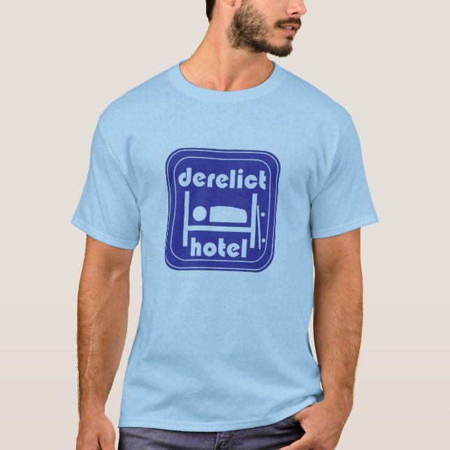 aufgegebenes Hotel T-Shirt (Vorderseite)