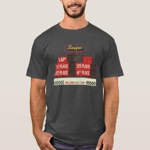 Aufgegebenes Scoreboard Saugus Speedway T-Shirt