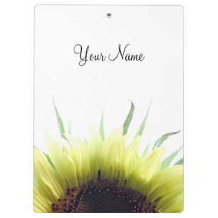 Aufgehende Sonnesonnenblume Klemmbrett