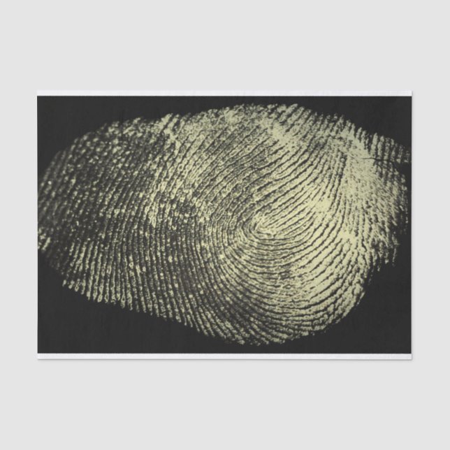 Aufgehobener Schleifen-Fingerabdruck Seidenpapier (Vorderseite)