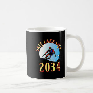 Aufgeregt für 2034 für Salt Lake City Utah Kaffeetasse