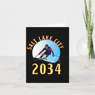 Aufgeregt für 2034 für Salt Lake City Utah Karte
