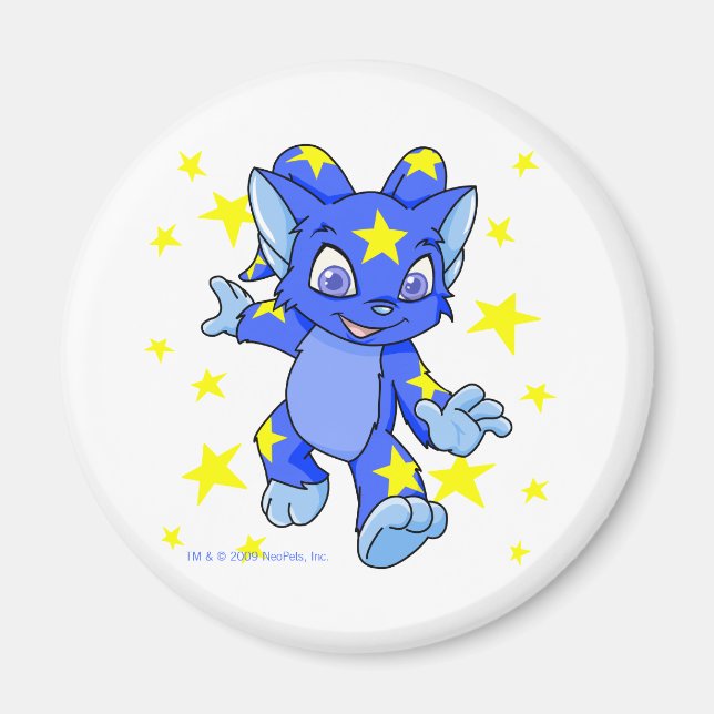 Aufgeregt Starry Acara mit Sternenstaub Magnet (Vorne)