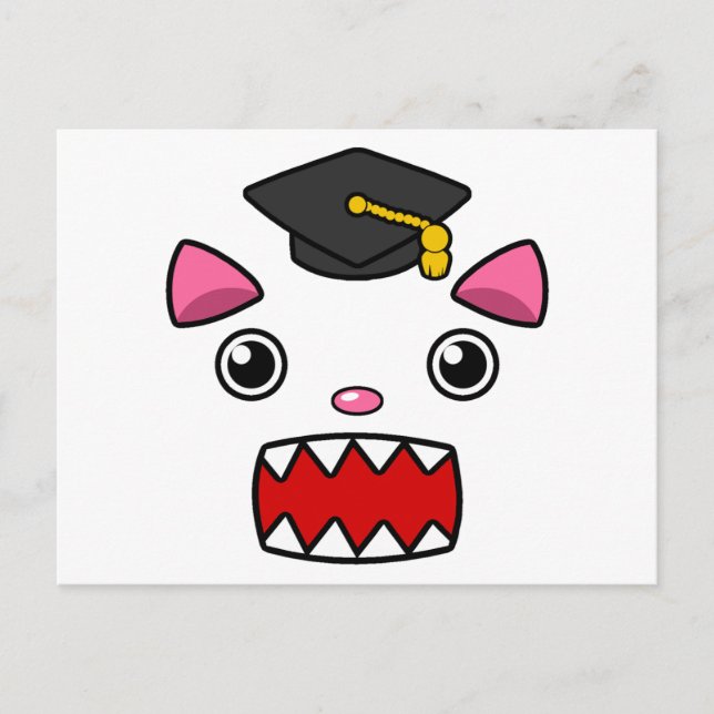 Aufgeregter Abschluss Postkarte (Vorderseite)