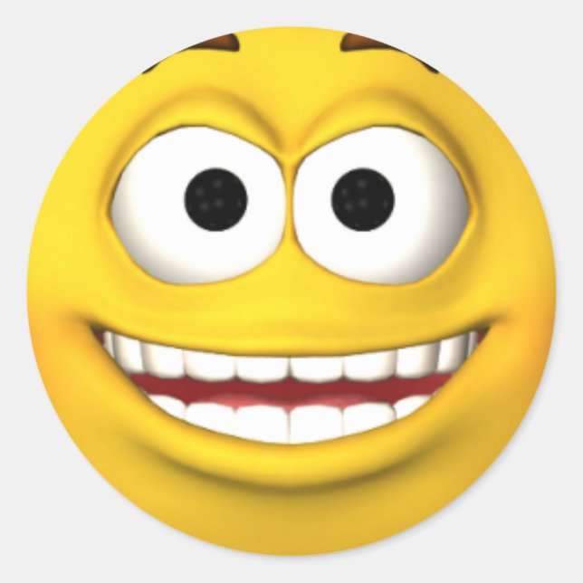 Aufgeregter Sticker (Vorderseite)