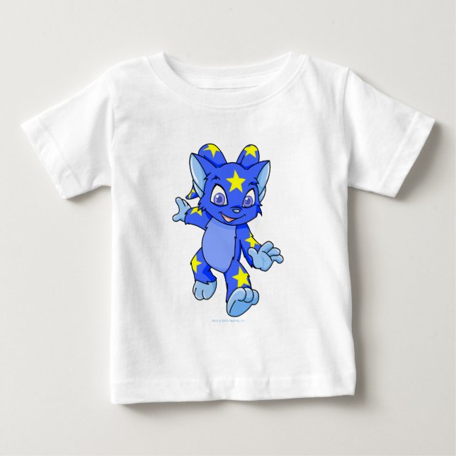 Aufgeregtes sternenklares Acara Baby T-shirt (Vorderseite)