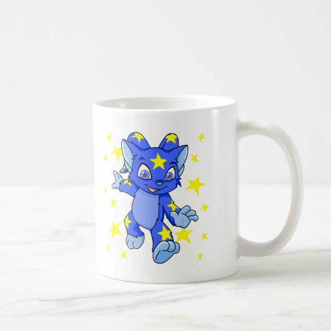 Aufgeregtes sternenklares Acara mit Sternexplosion Kaffeetasse (Rechts)