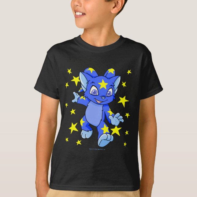 Aufgeregtes sternenklares Acara mit Sternexplosion T-Shirt (Vorderseite)