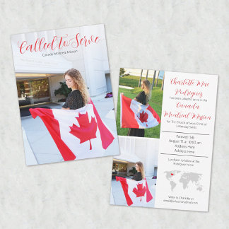 Aufgerufen, um Missionsankündigung zu dienen Einladung