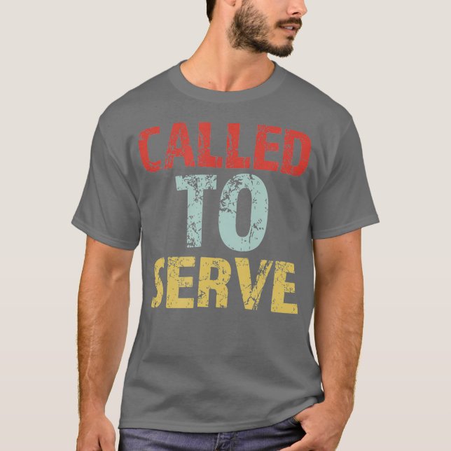 Aufgerufen, um Mormon Missionsgeschenk zu bedienen T-Shirt (Vorderseite)