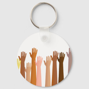 Aufgesetzte Hände Schlüsselanhänger