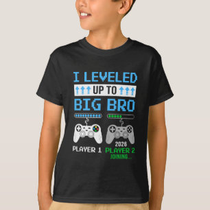 Aufgestiegen zu großem Bruder 2026 Lustiges Videos T-Shirt