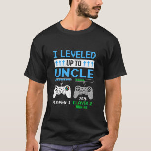 Aufgestiegen zum Onkel 2026 Lustiges Videospiel ba T-Shirt
