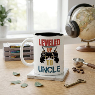 Aufgestiegen zum Onkel-Gaming-Controller Zweifarbige Tasse