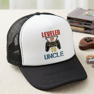 Aufgestiegen zum Onkel Neues Onkel T-Shirt Neues O Truckerkappe