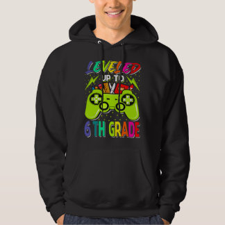 Aufgestiegen zur 6. Klasse Gamer Zurück zur Schule Hoodie