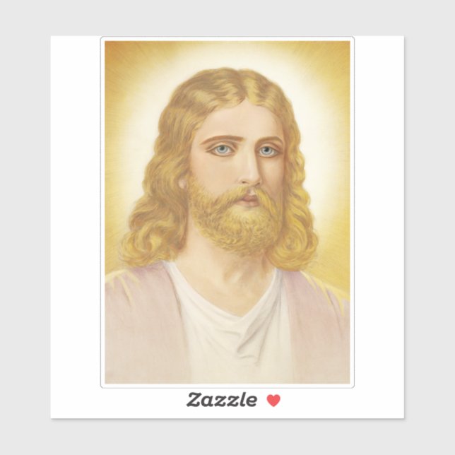 Aufgestiegener Meister Jesus Christus Aufkleber (Blatt)