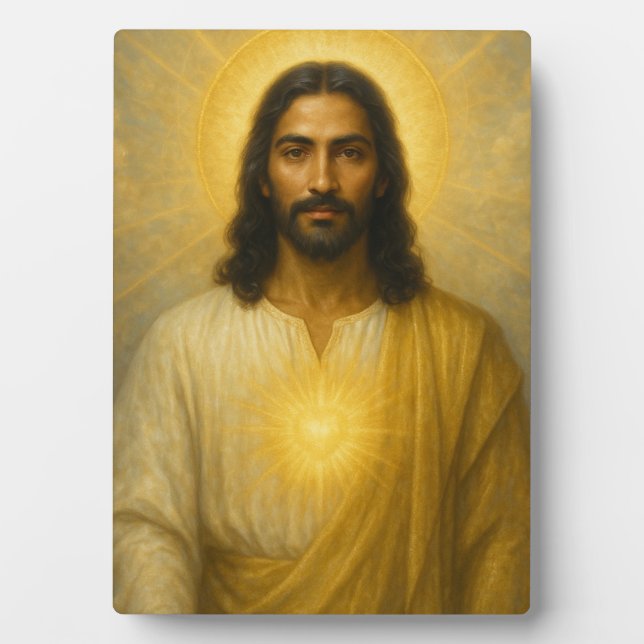Aufgestiegener Meister Sananda Fotoplatte (Vorderseite)