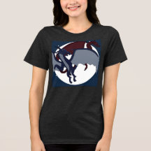 Aufgestiegener Mythologischer Fantasy-Drache-Mond-