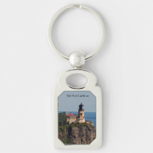 Aufgeteiltes Felsen-Leuchtturmmetallschlüsselkett Schlüsselanhänger