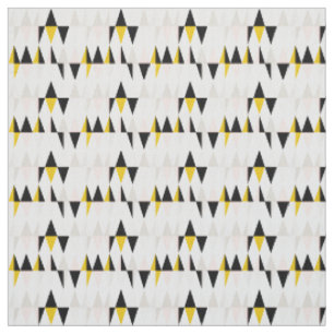 Aufgeteiltes geometrisches Dreieck-Muster Stoff