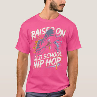 Aufgewachsen auf Old School Hip Hop Tshirt Cassett