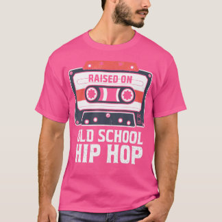 Aufgewachsen auf Old School Hip Hop Tshirt Cassett