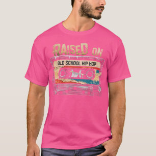 Aufgewachsen auf Old School Hip Hop Tshirt Cassett