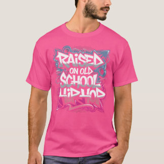 Aufgewachsen auf Old School Hip Hop Tshirt Kassett