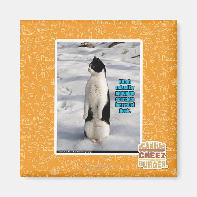 Aufgewachsen von Pinguinen Magnet (Vorne)