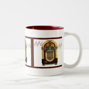 Aufgewachsene Jukebox-Tasse Zweifarbige Tasse