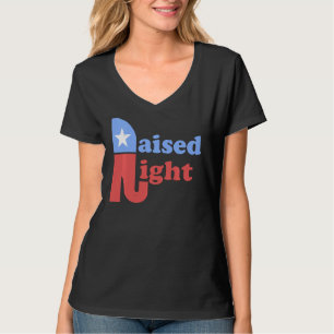 Aufgewachsene rechte republikanische Elefant Retro T-Shirt