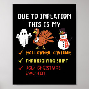 Aufgrund der Inflation ist das mein Halloween-Ernt Poster